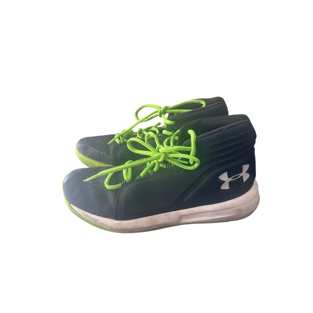 Under Armour Boy's Gray High Top Basketball Shoes 6.5Y